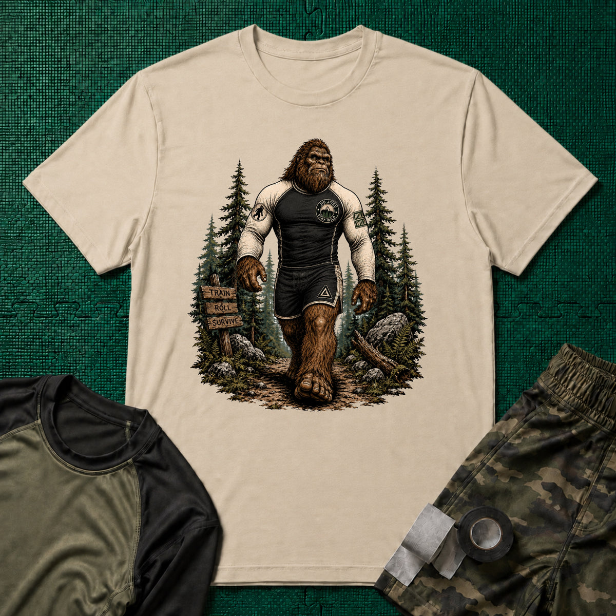 Bigfoot Forest No Gi Belt T-Shirt