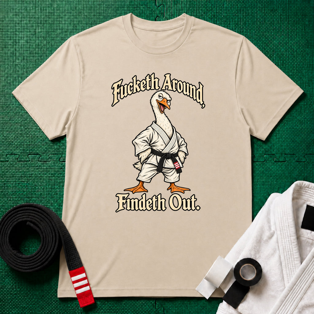 Fucketh Around Black Belt T-Shirt