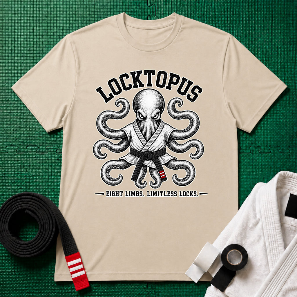 Locktopus Black Belt T-Shirt