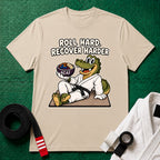 Roll Hard Black Belt T-Shirt