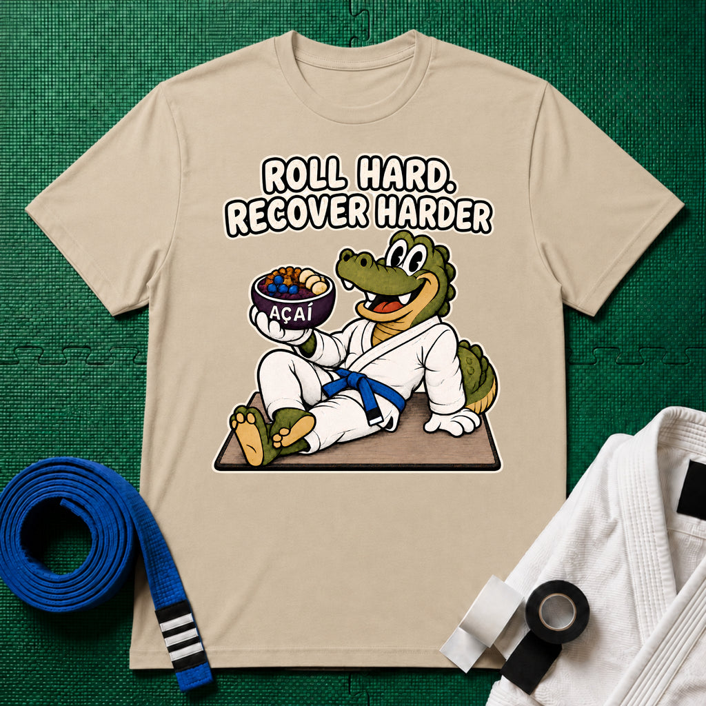 Roll Hard Blue Belt T-Shirt