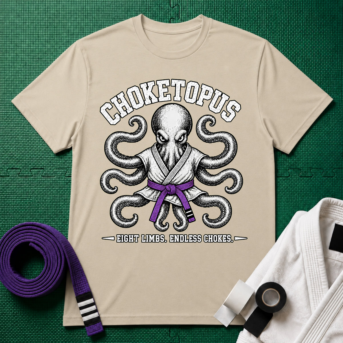 Choketopus Purple Belt T-Shirt