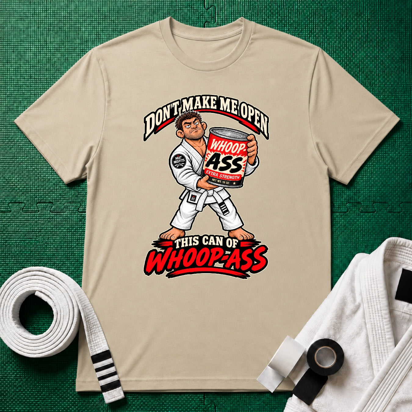 Whoop Ass White Belt T-Shirt