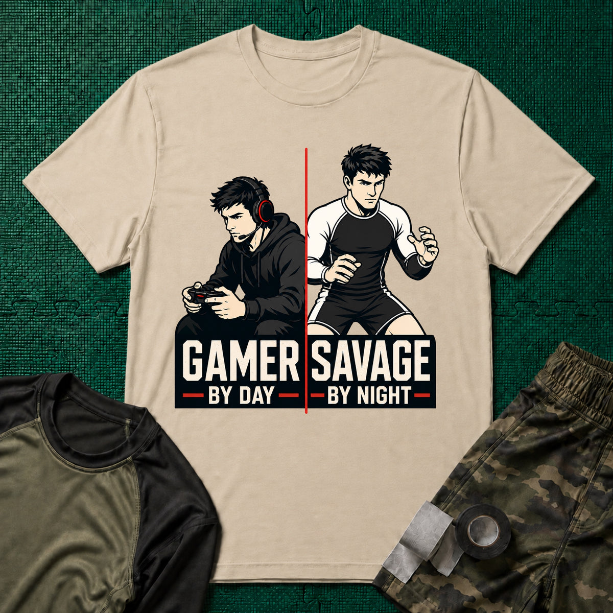 Gamer by Day No Gi T-Shirt