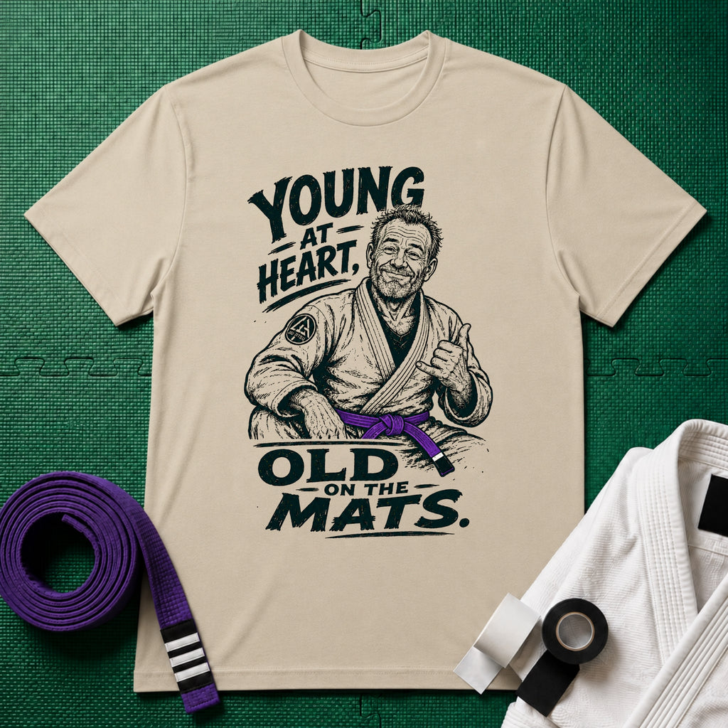 Young at Heart Purple Belt T-Shirt