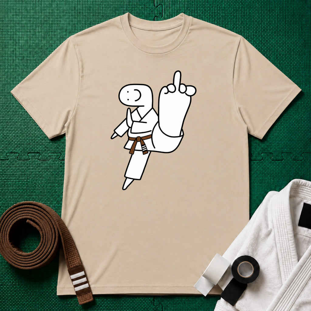 Middle Toe Brown Belt T-Shirt