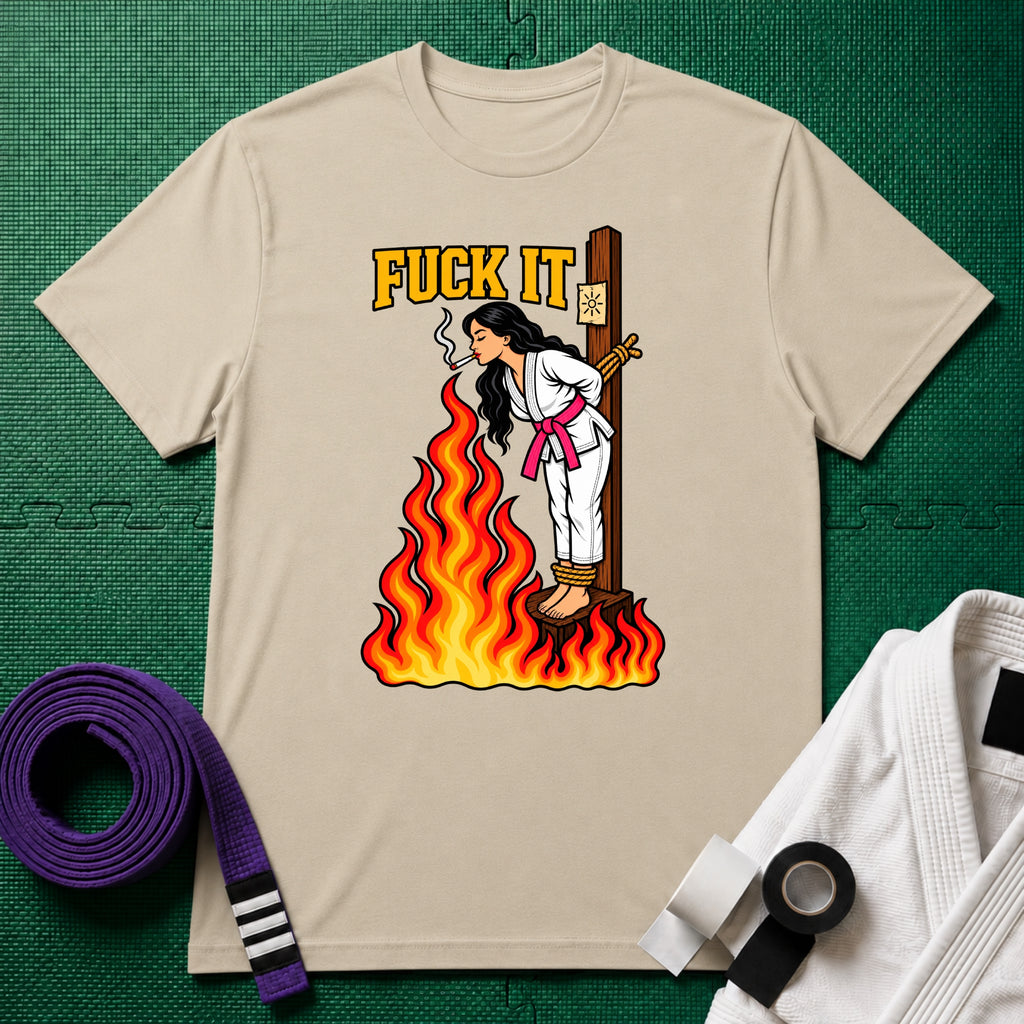 F*ck It T-Shirt (Design 3), Sand