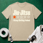Jiu-Jitsu 1-Star Review T-Shirt, Sand