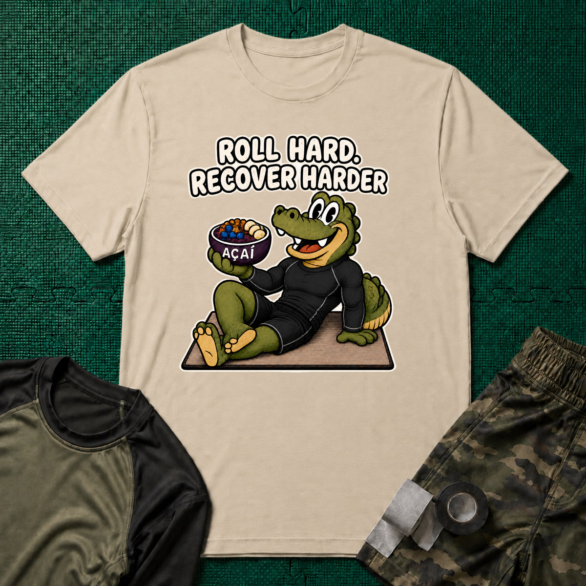 Roll Hard No Gi T-Shirt