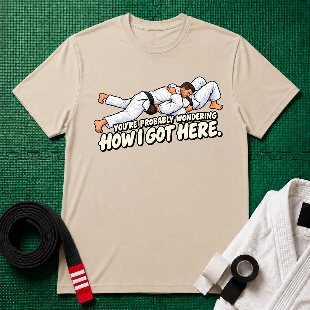 Got Here Black Belt T-Shirt