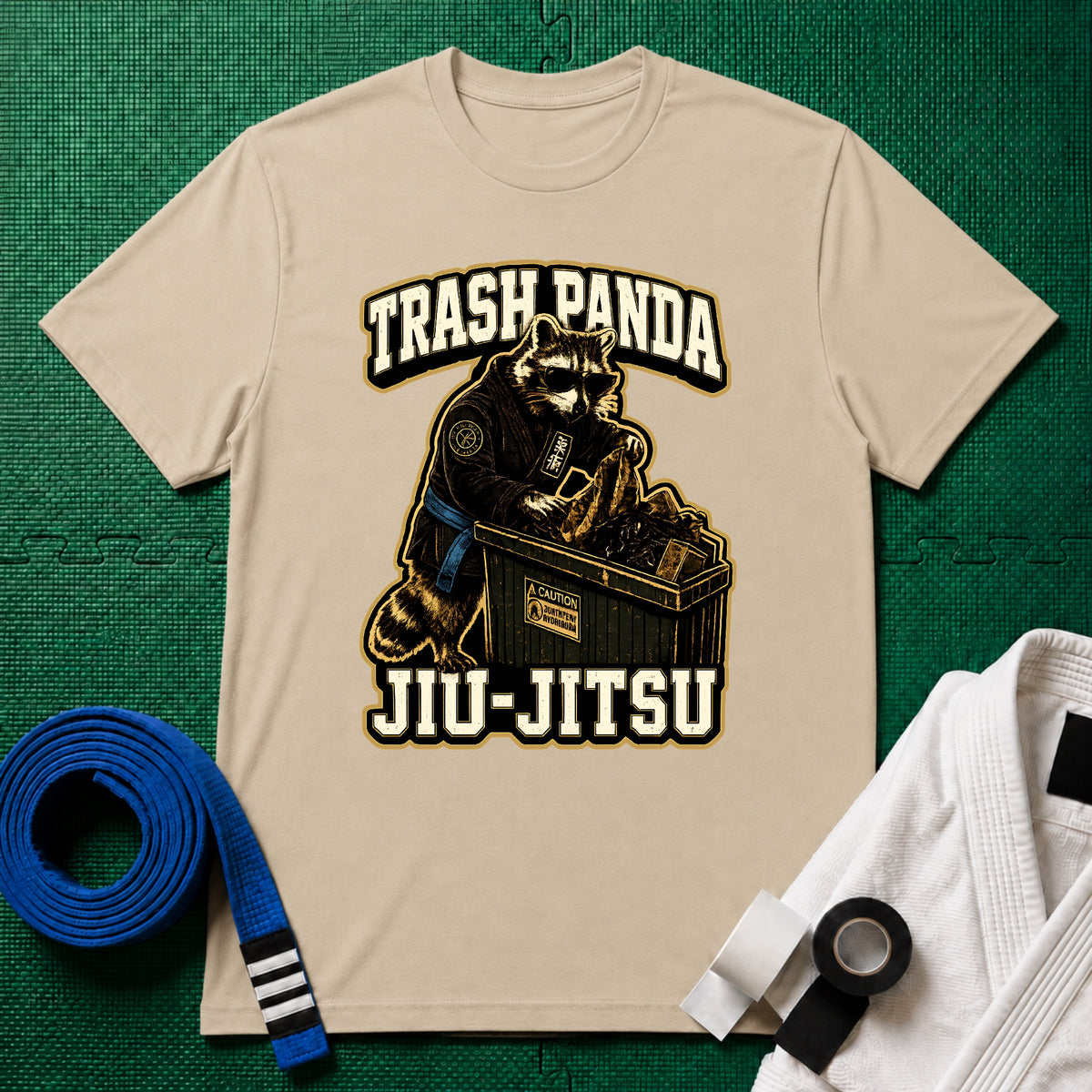 Trash Panda Blue Belt T-Shirt