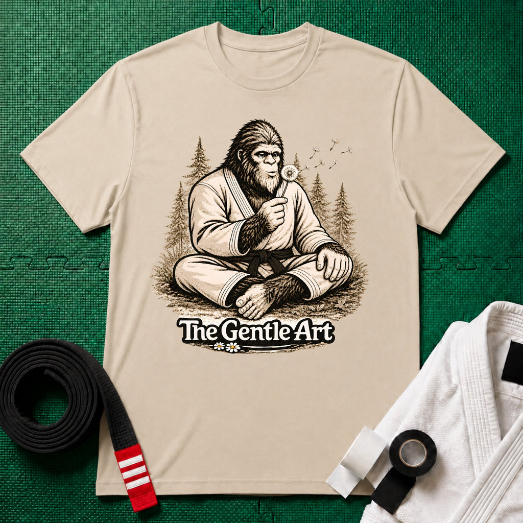Bigfoot Dandelion Black Belt T-Shirt