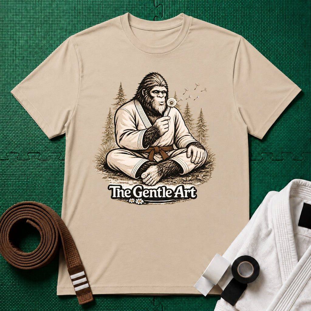 Bigfoot Dandelion Brown Belt T-Shirt