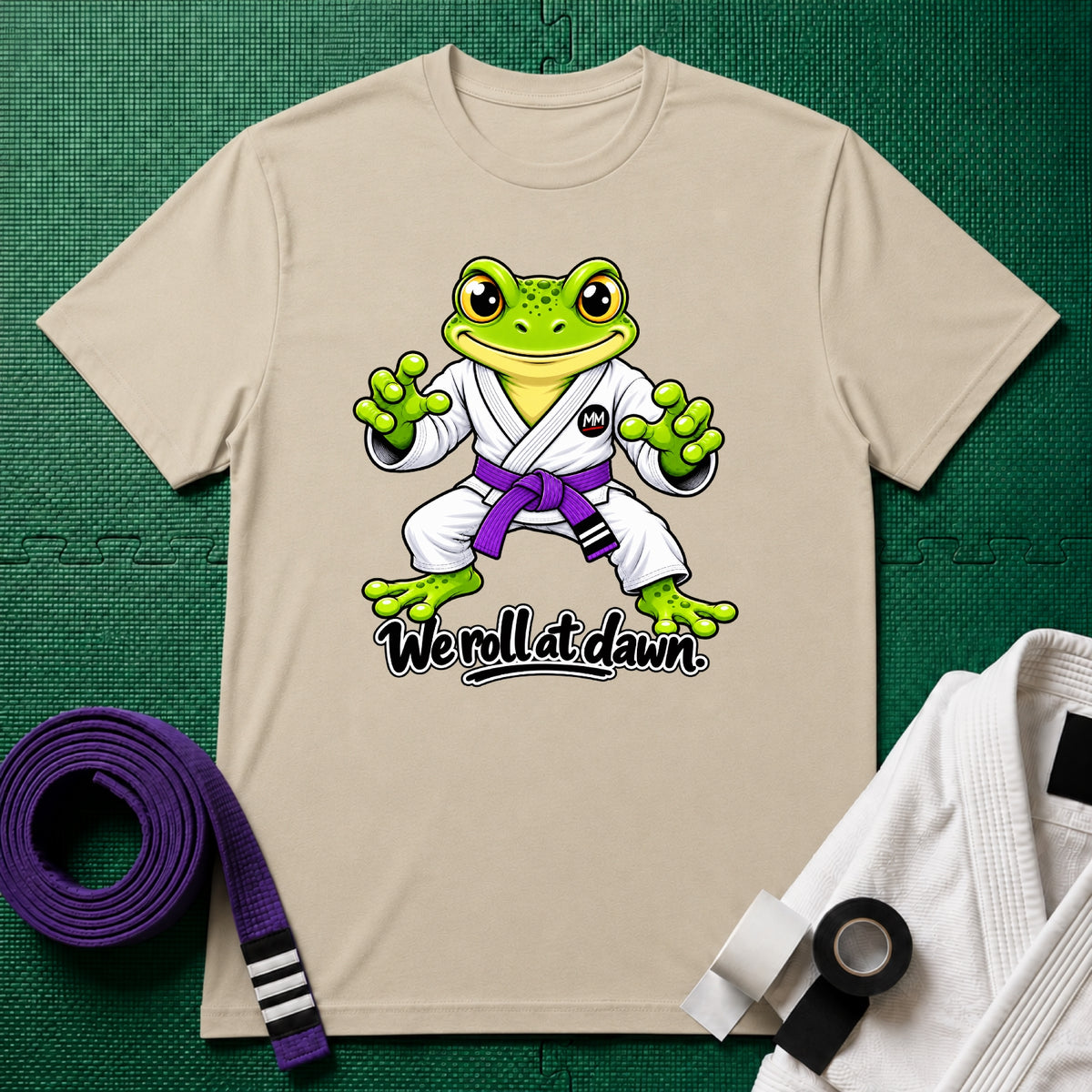 We Roll Purple Belt T-Shirt