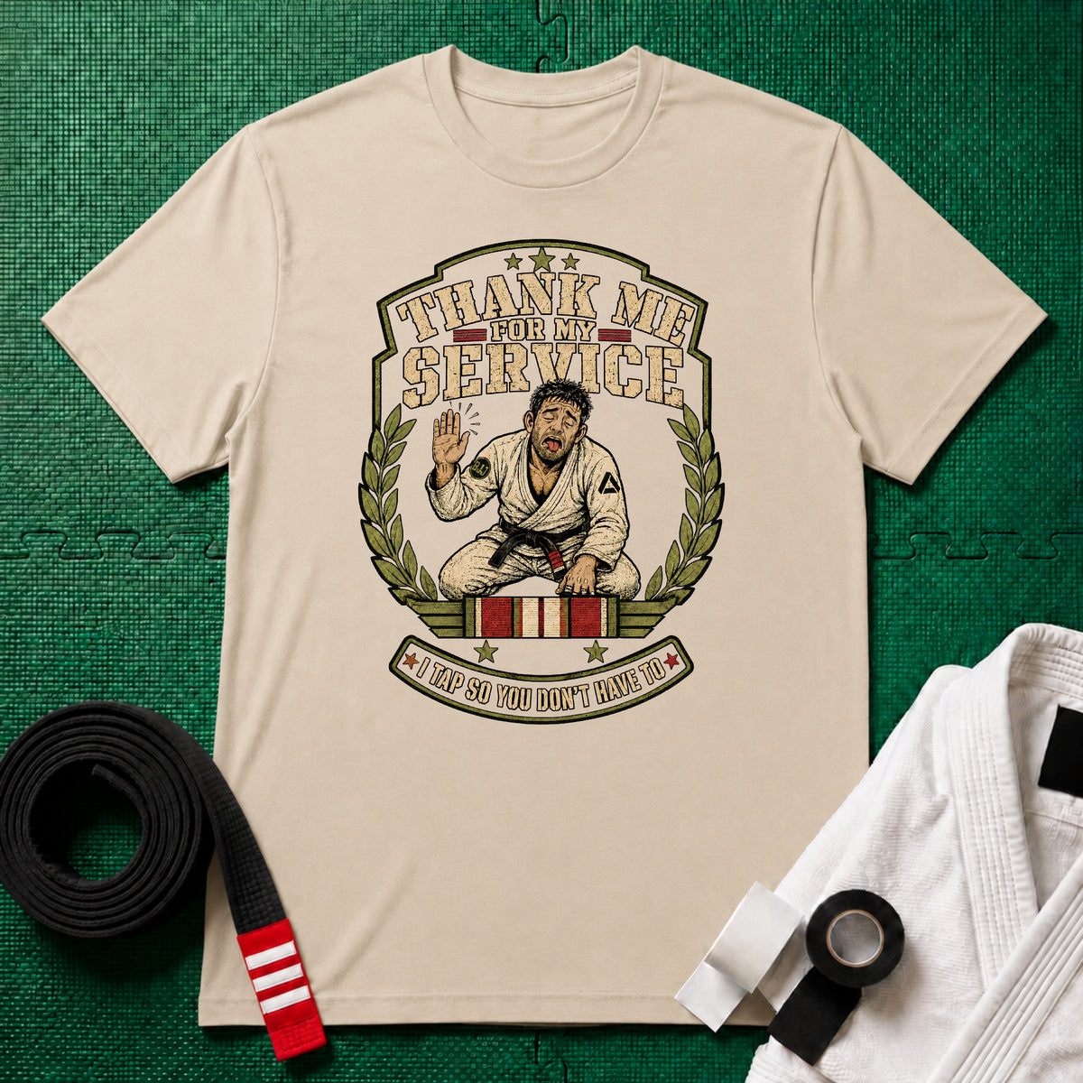 Thank me Black Belt T-Shirt