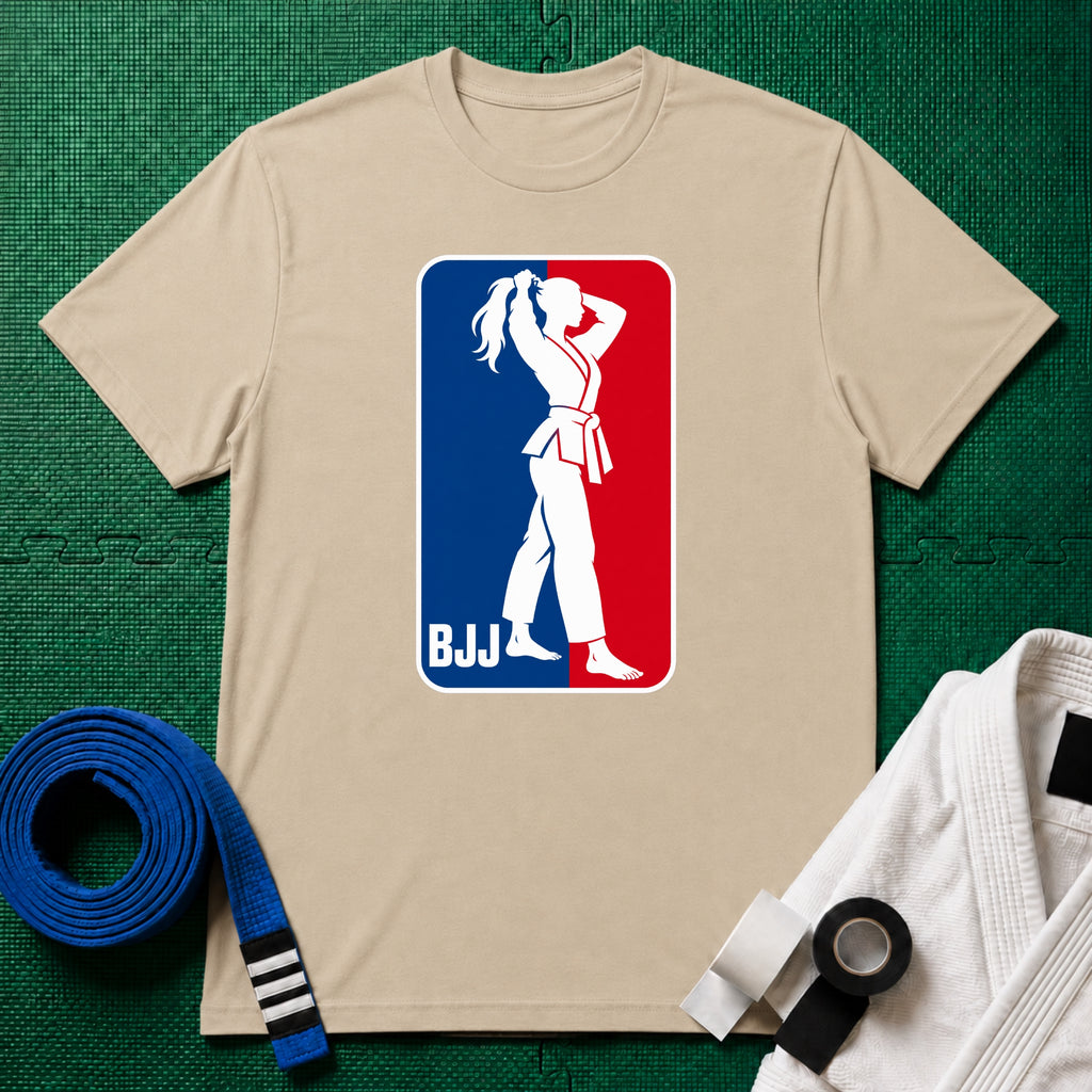 BJJ Woman T-Shirt, Sand