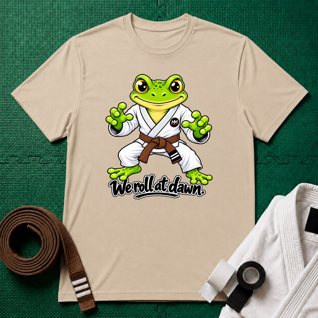 We Roll Brown Belt T-Shirt