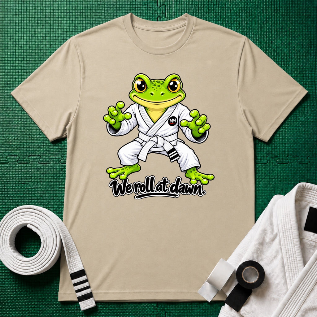 We Roll White Belt T-Shirt
