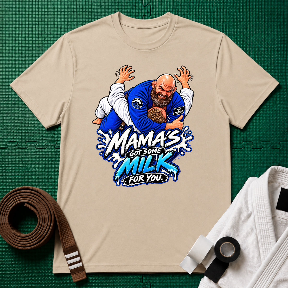 Mama's Milk Brown Belt T-Shirt