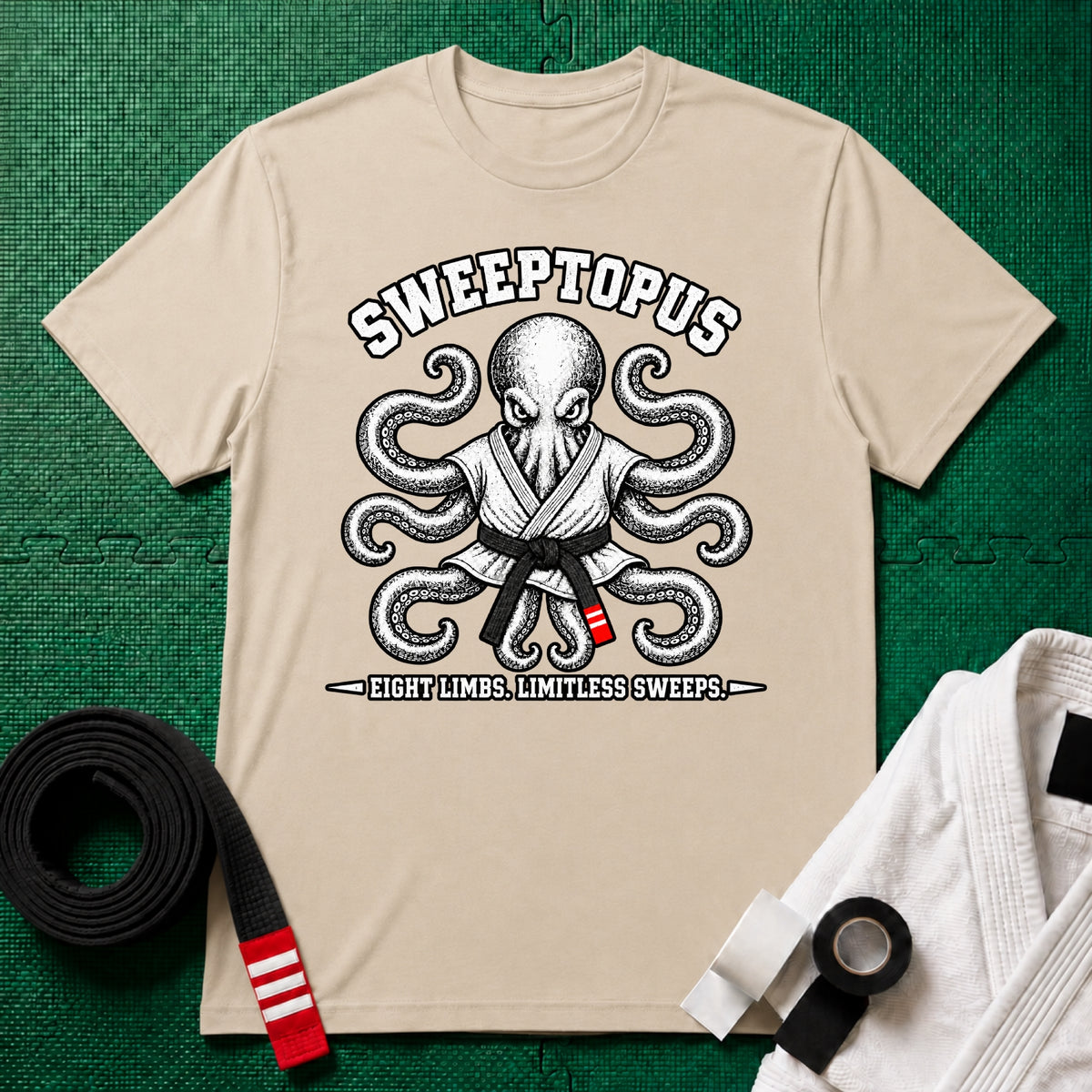 Sweeptopus Black Belt T-Shirt