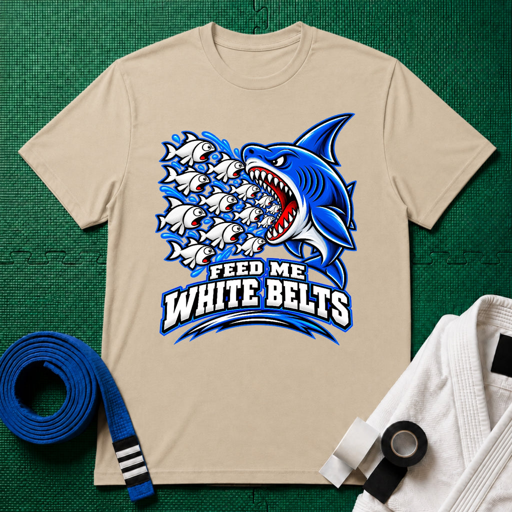 Feed Me Blue Belt T-Shirt