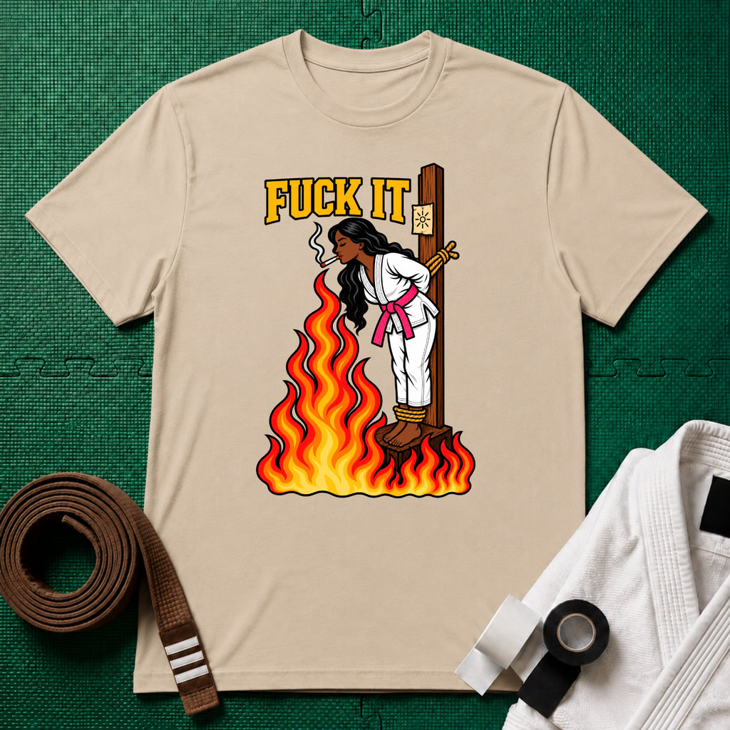F*ck It T-Shirt (Design 1), Sand