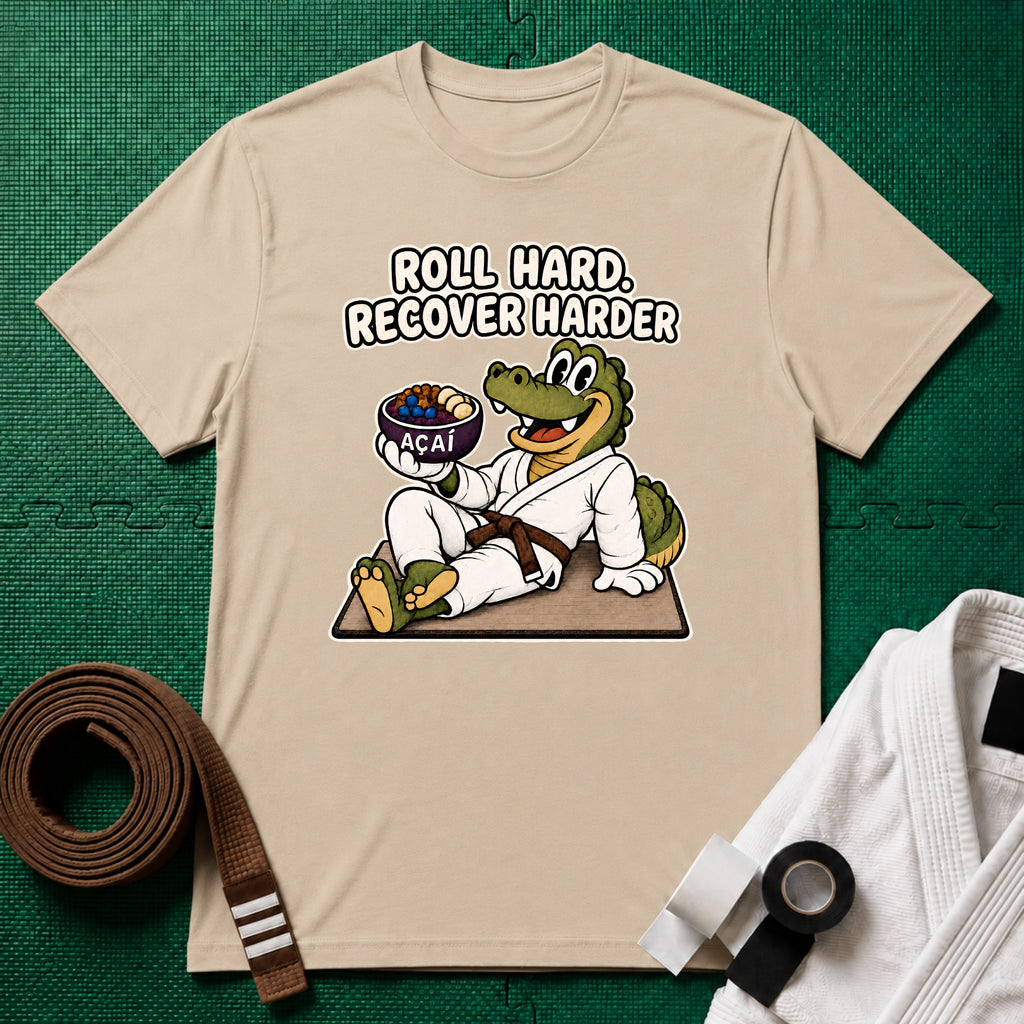 Roll Hard Brown Belt T-Shirt
