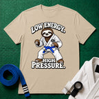 Low Energy Sloth Blue Belt T-Shirt