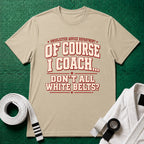 Coach White Belt T-Shirt