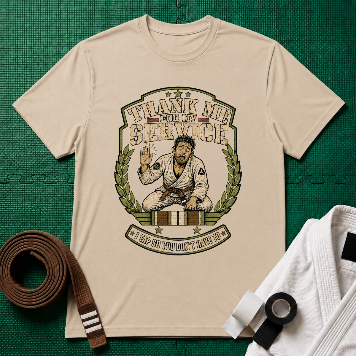 Thank me Brown Belt T-Shirt