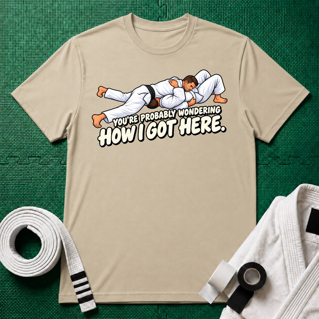 Got Here White Belt T-Shirt