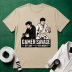 Gamer by Day White Belt T-Shirt