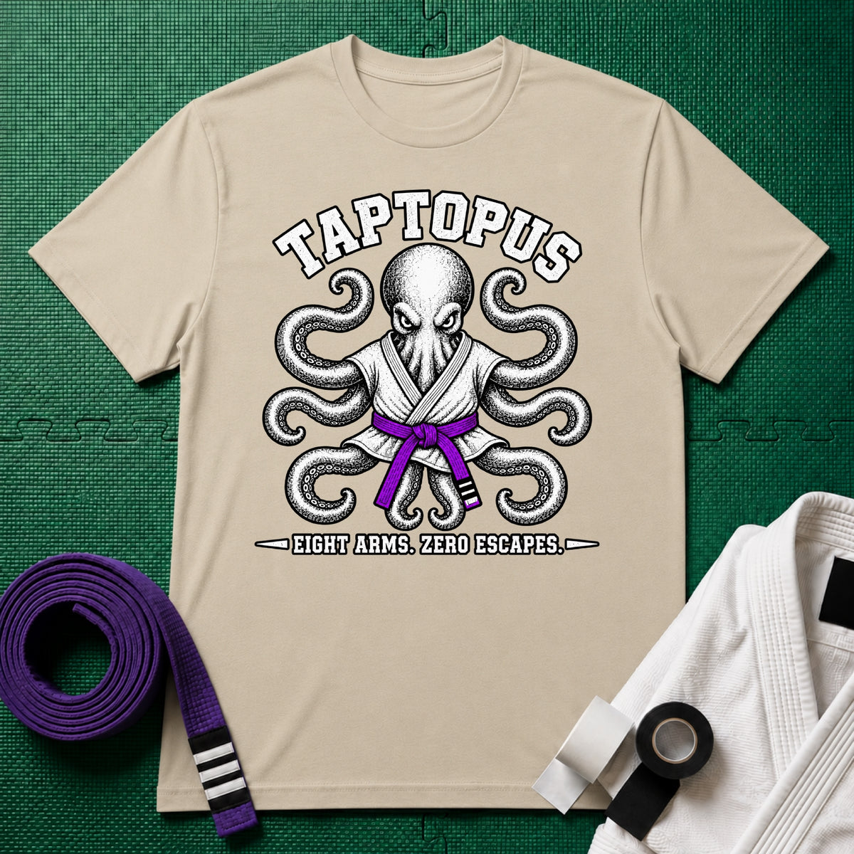 Taptopus Purple Belt T-Shirt