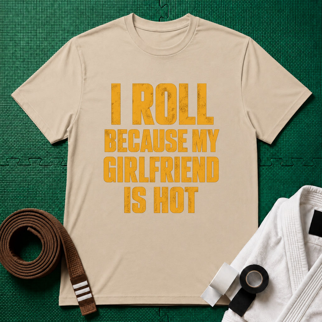 Hot Girlfriend T-Shirt in Sand