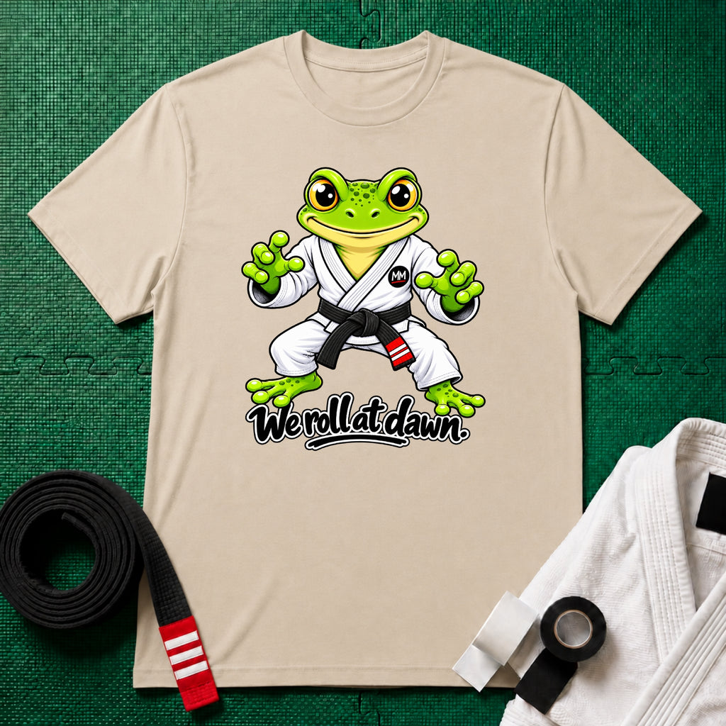 We Roll Black Belt T-Shirt