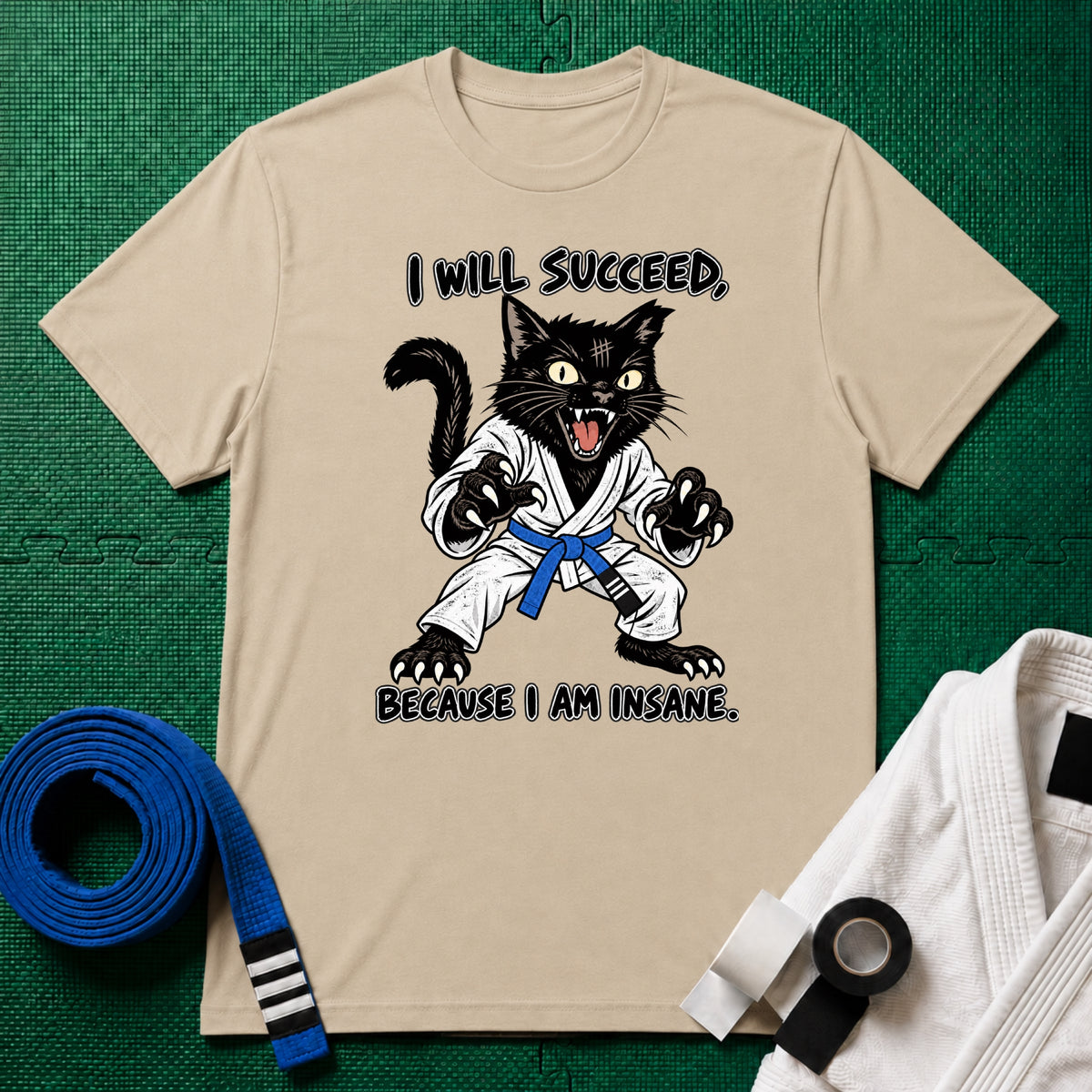 Succeed Blue Belt T-Shirt