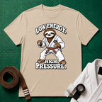 Low Energy Sloth Brown Belt T-Shirt