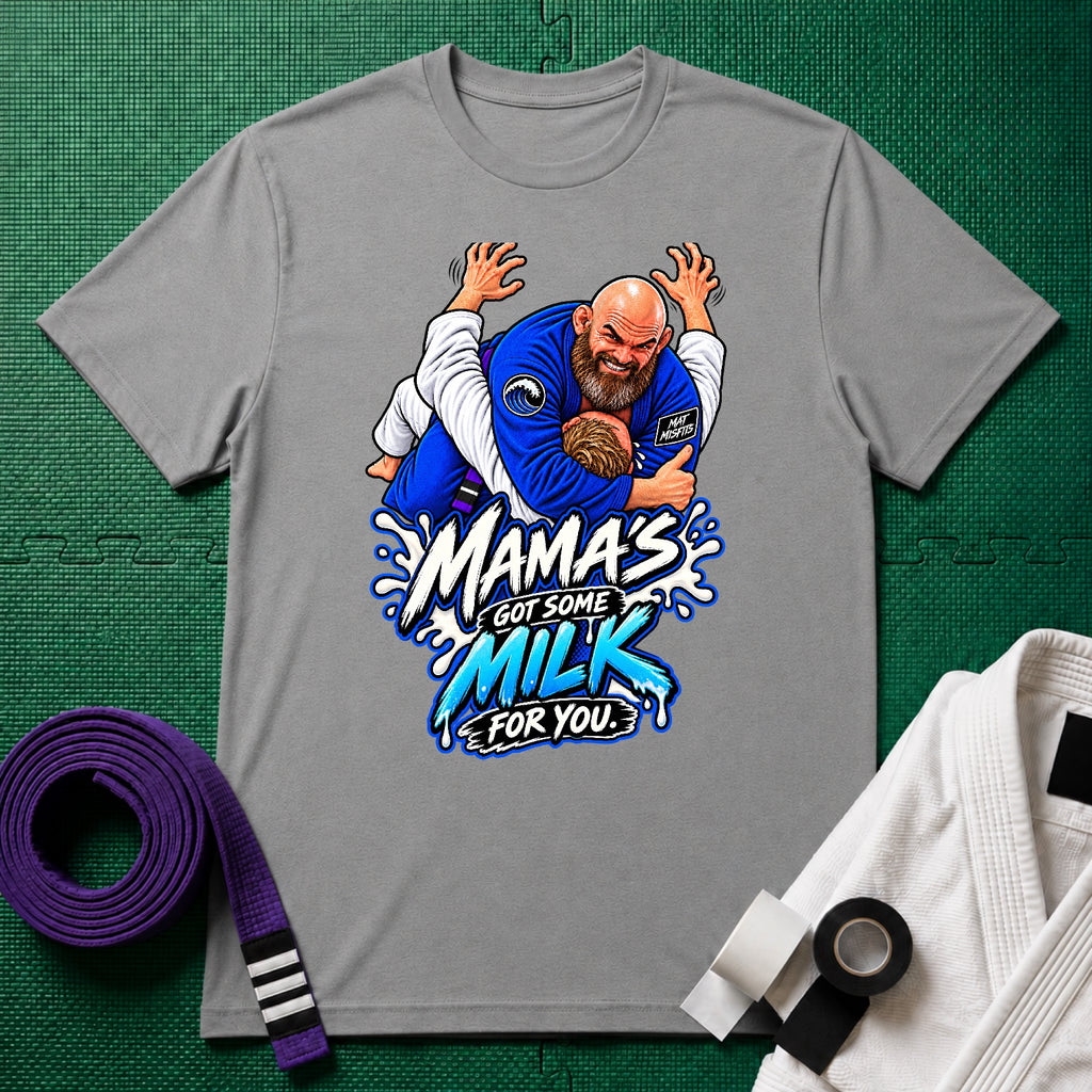 Mama's Milk Purple Belt T-Shirt