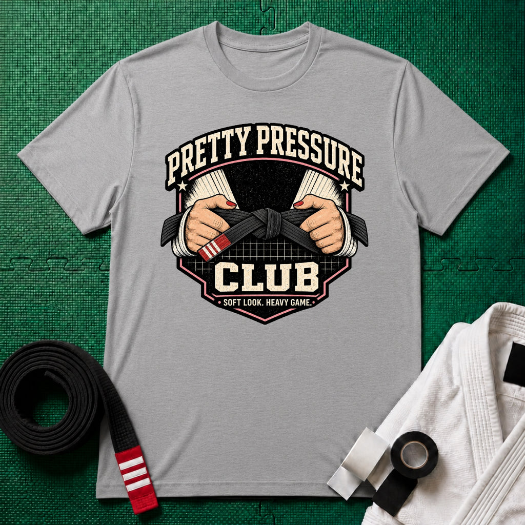 Pretty Pressure Black Belt T-Shirt