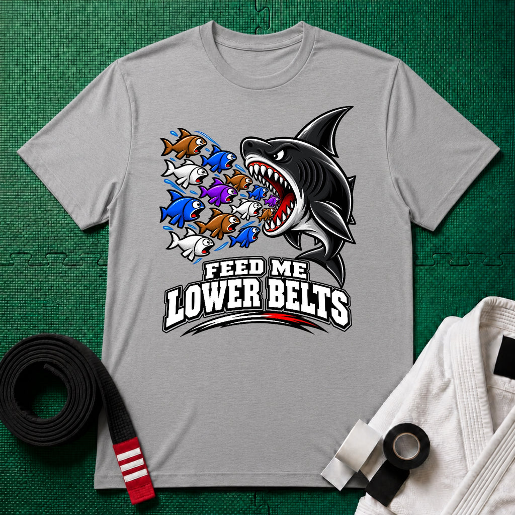 Feed Me Black Belt T-Shirt