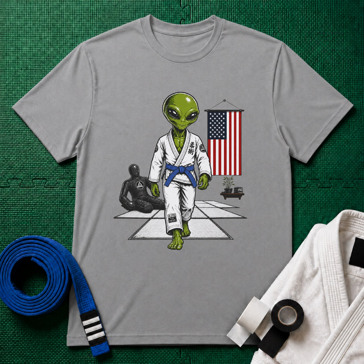 Alien Gym Blue Belt T-Shirt