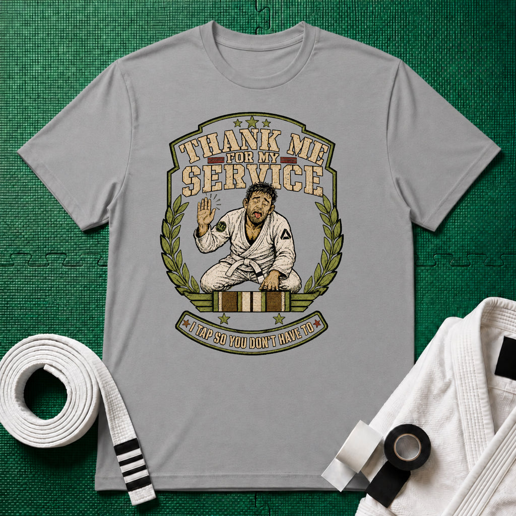 Thank me White Belt T-Shirt
