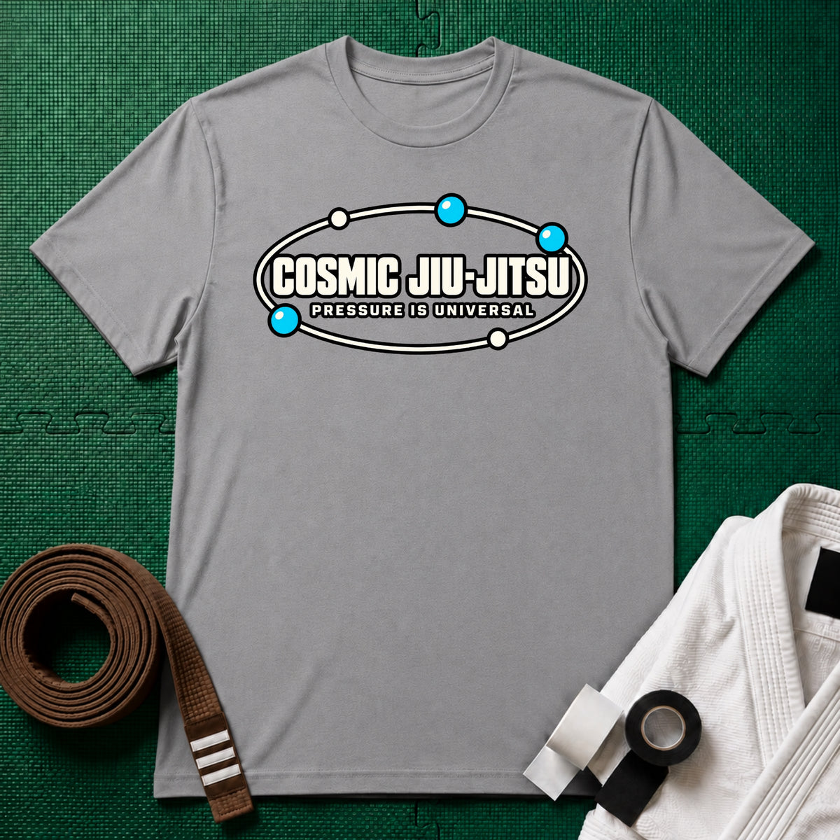Cosmic Jiu-Jitsu T-Shirt in Sport Grey