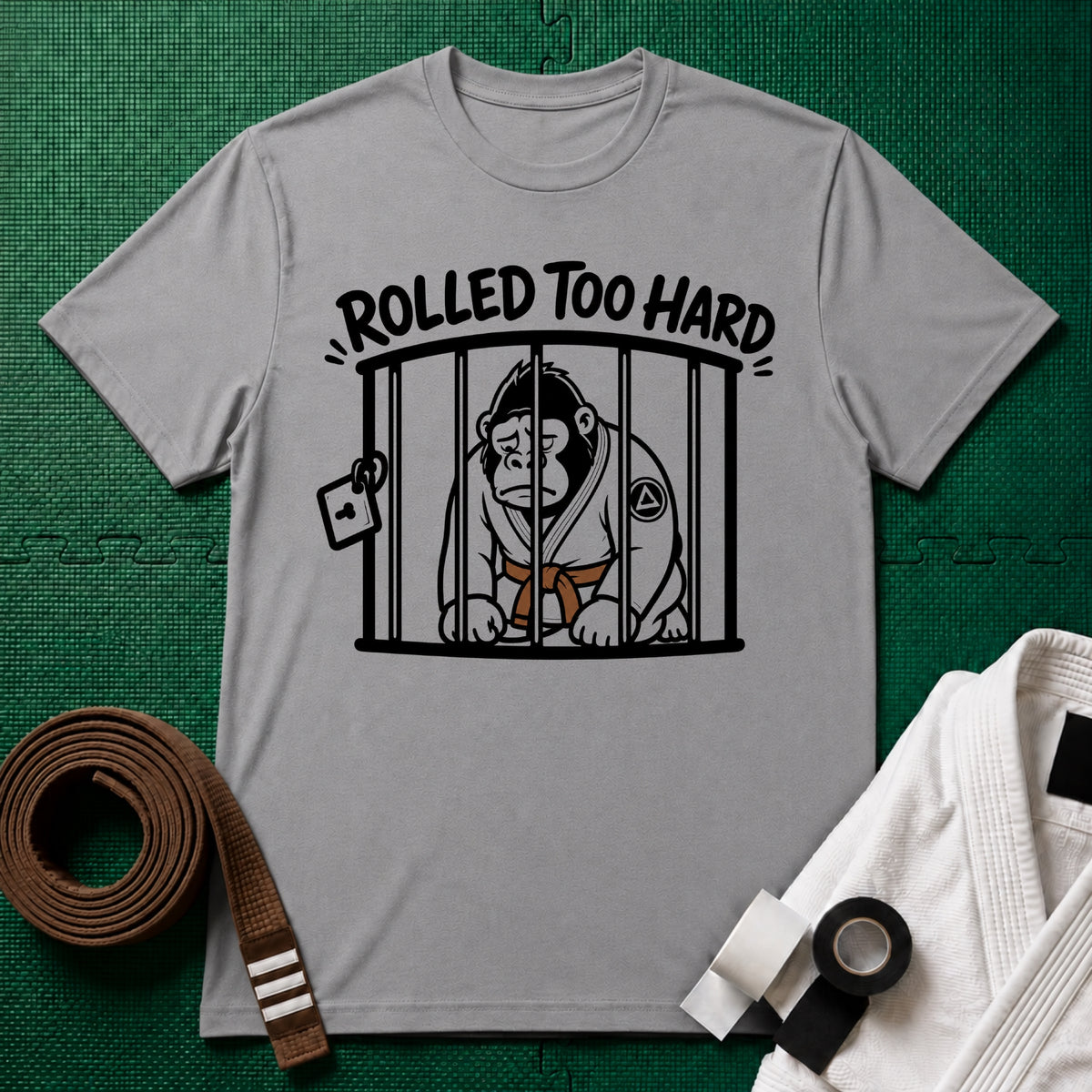 Rolled too Hard Brown Belt T-Shirt