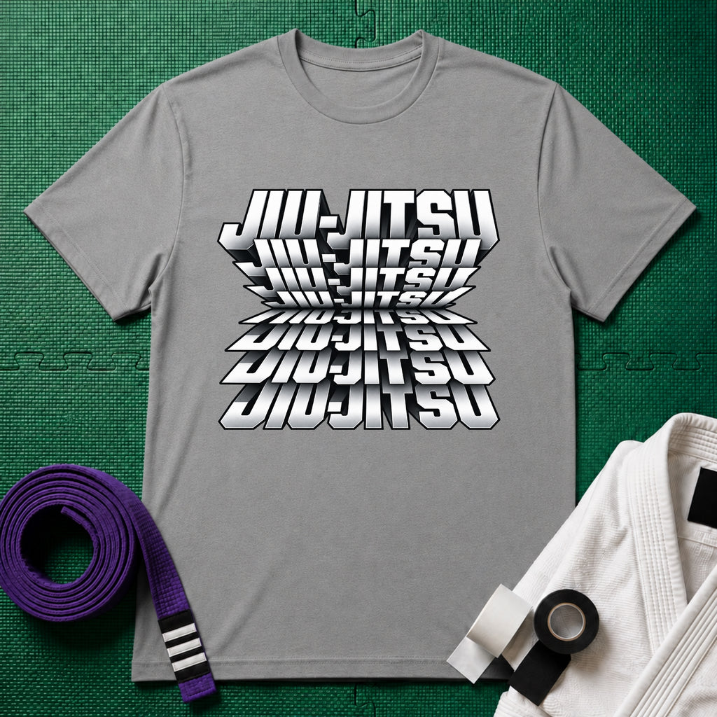 Jiu-Jitsu Graphic T-Shirt in Sport Grey