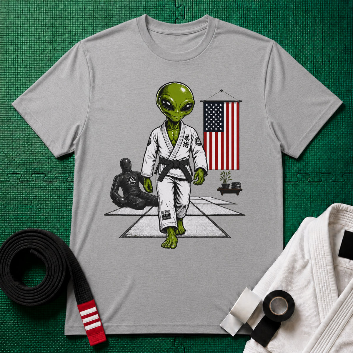 Alien Gym Black Belt T-Shirt