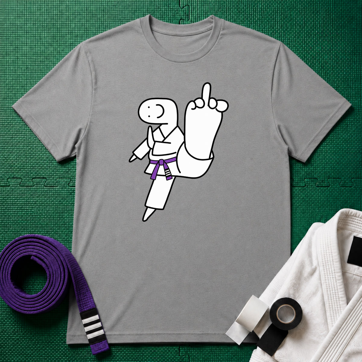 Middle Toe Purple Belt T-Shirt