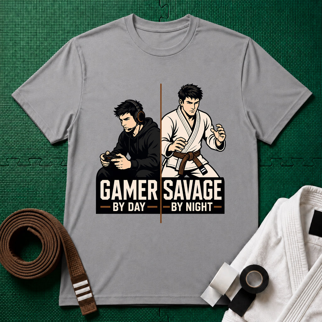 Gamer by Day Brown Belt T-Shirt
