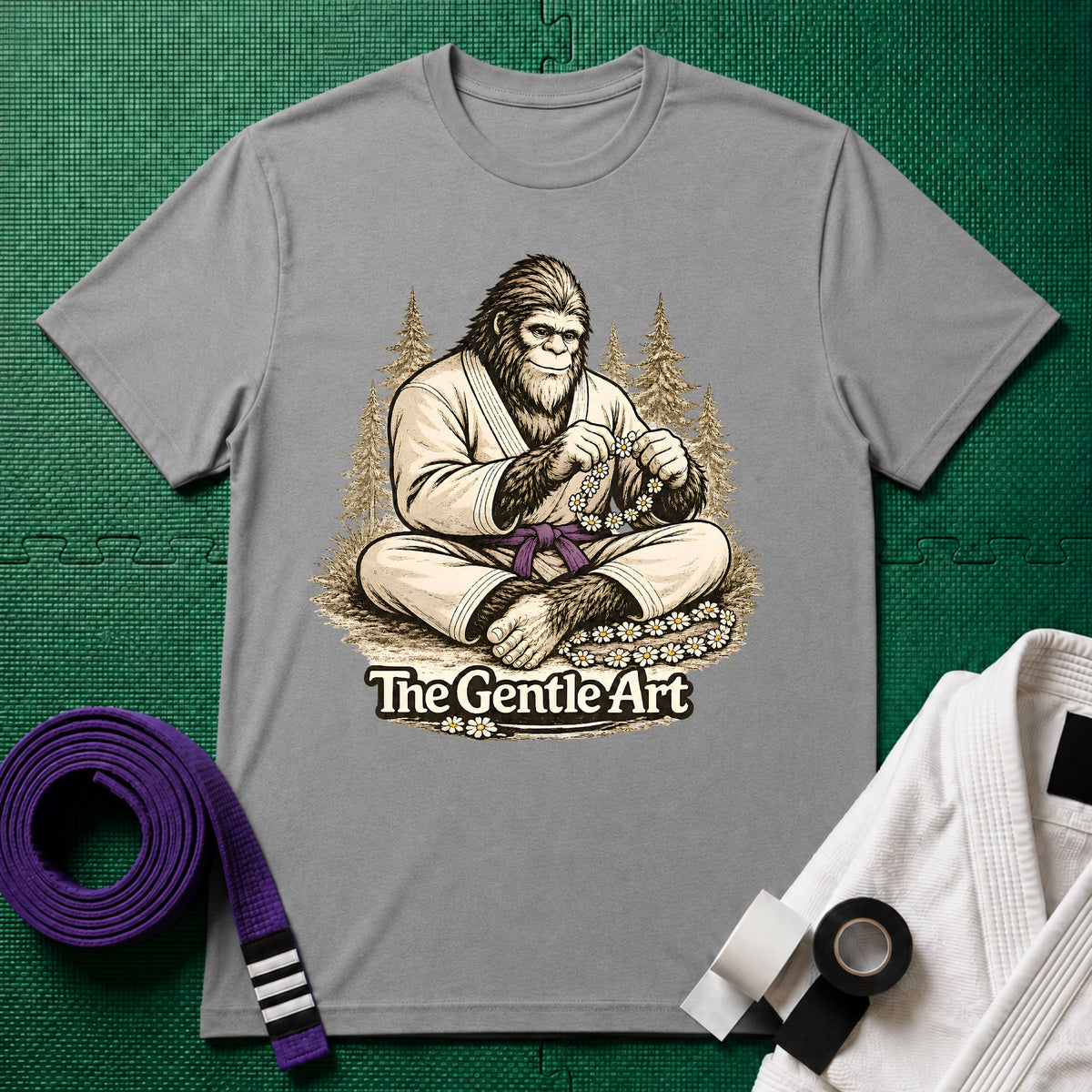 Bigfoot Daisy Purple Belt T-Shirt