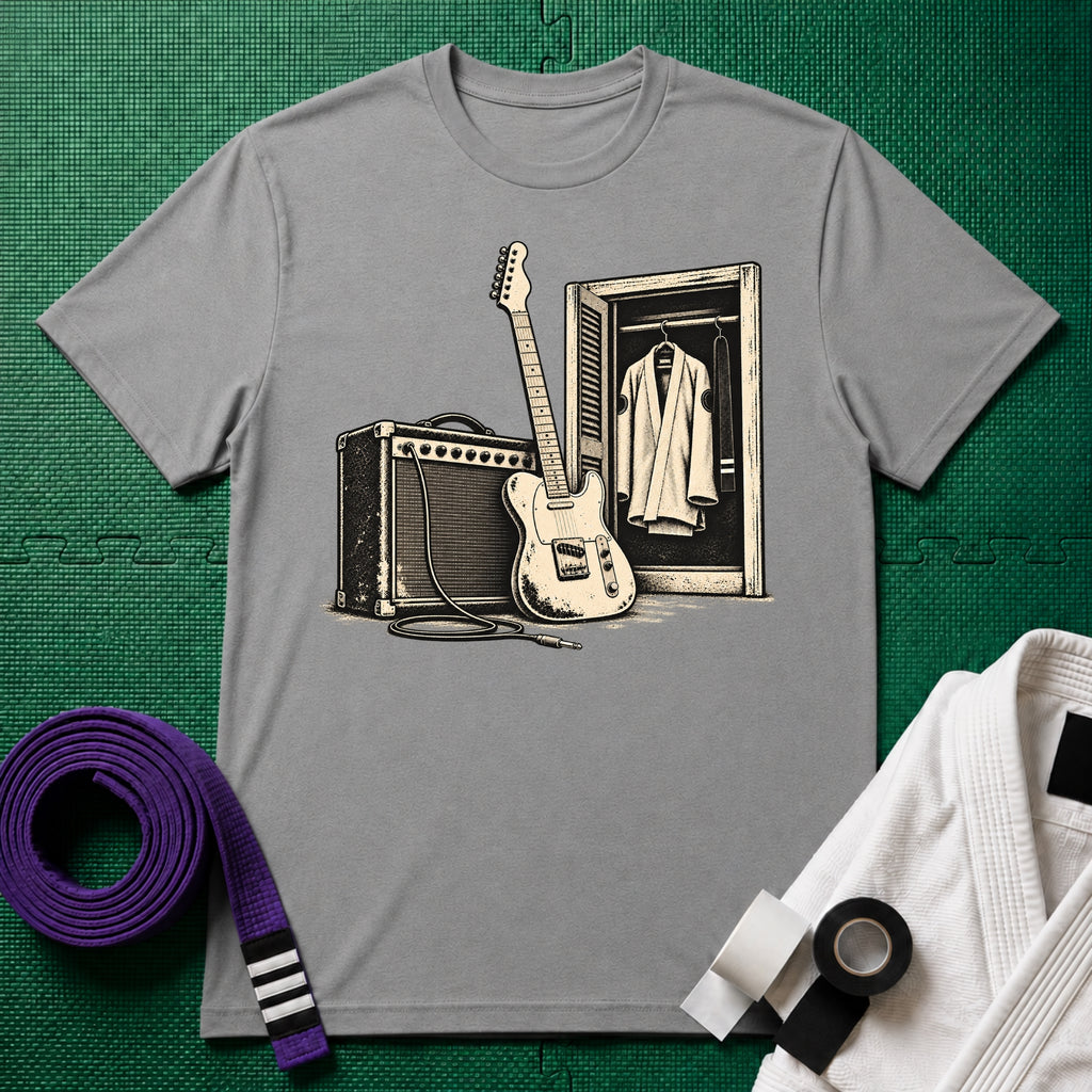 Guitar & Gi T-Shirt, Sport Grey